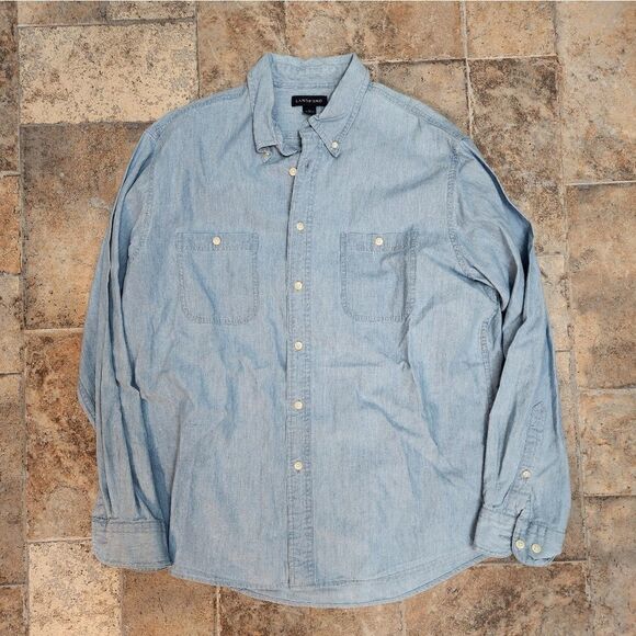 Vintage Lands' End • Button Down, Large - Picture 1 of 2